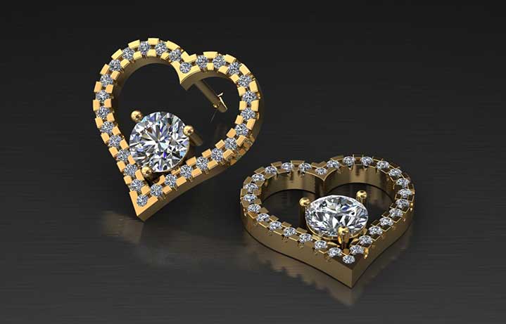 Heart Shaped Earrings