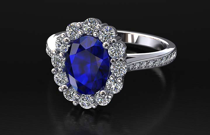 Sapphire and Diamond Cluster