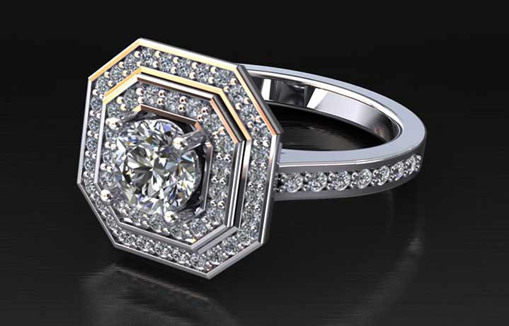 Two Row Halo Cluster